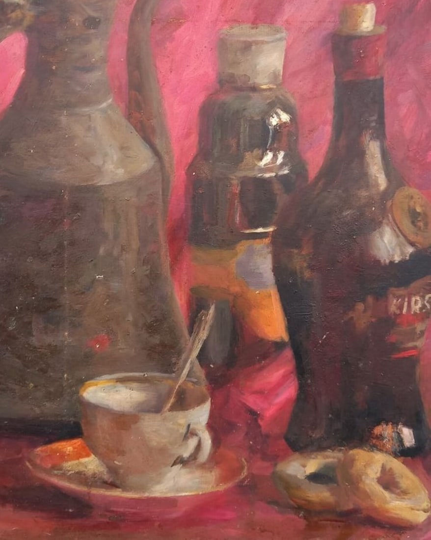 Oil painting Still life with coffee Alex Ditriev - 3