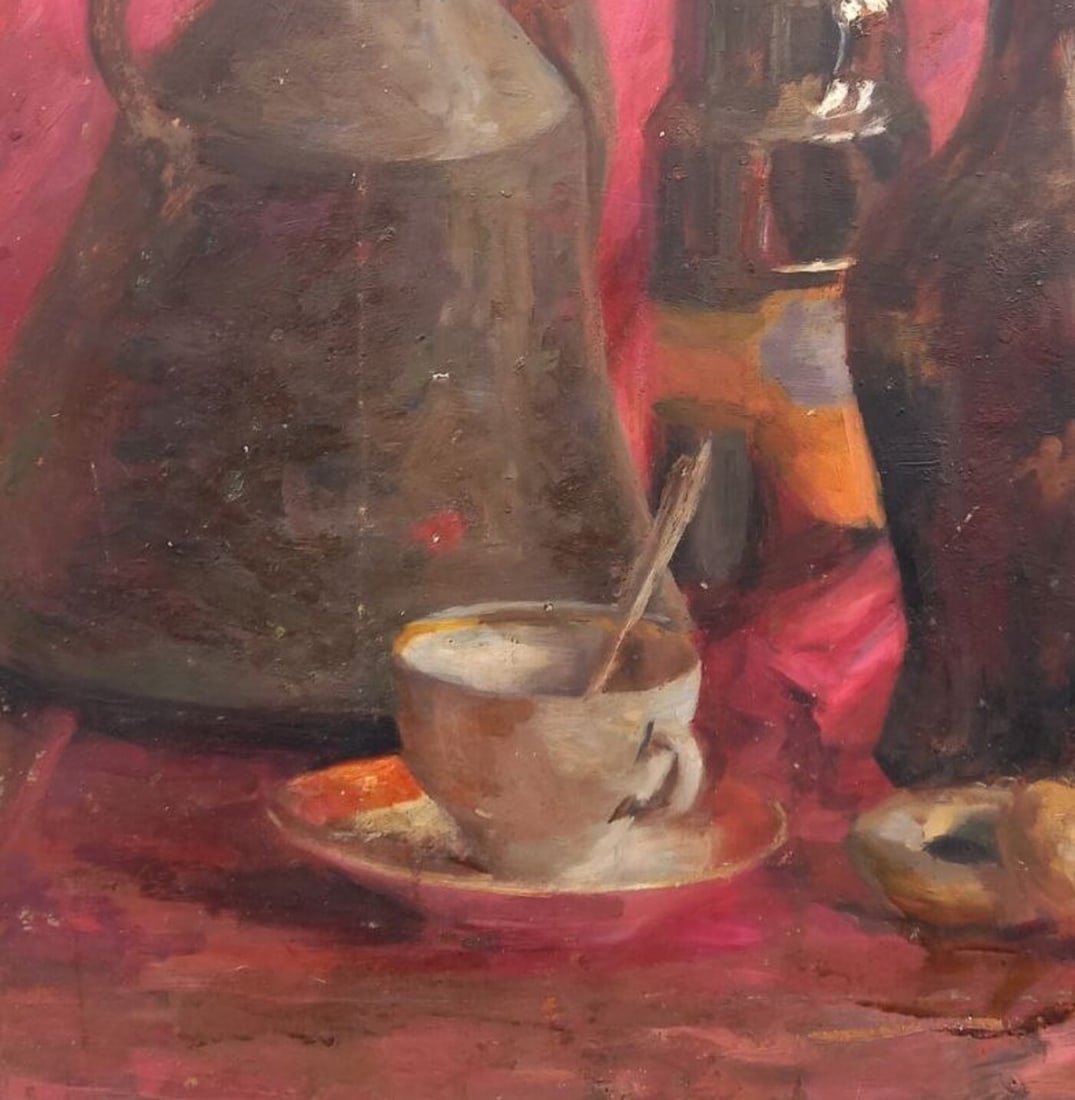 Oil painting Still life with coffee Alex Ditriev - 4