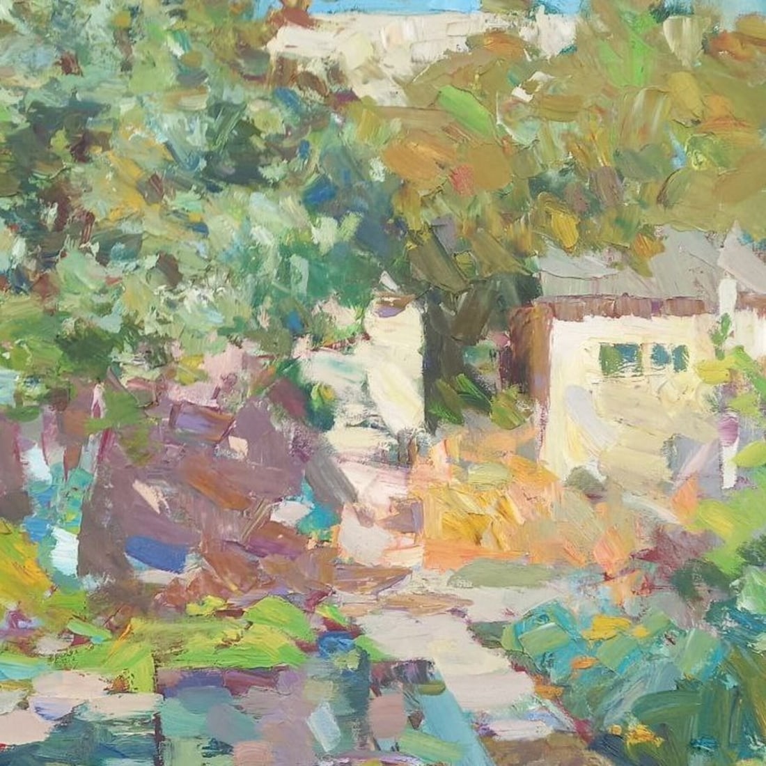 Oil painting in the country Alex Ditriev - 2