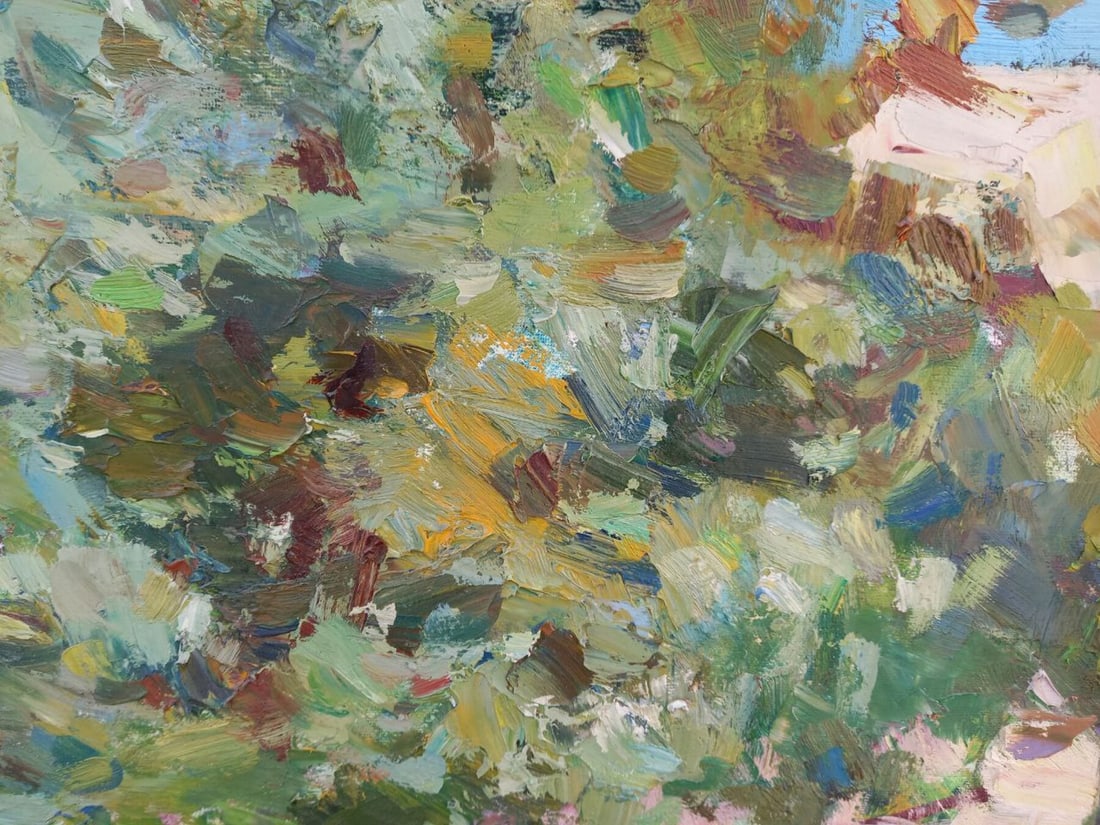 Oil painting in the country Alex Ditriev - 3