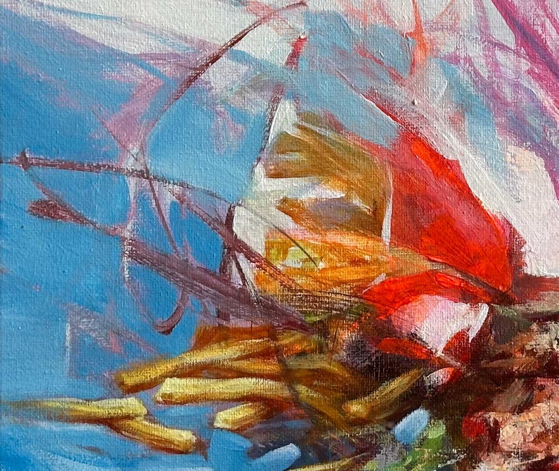 Oil still life painting Supper ivan T. - 7