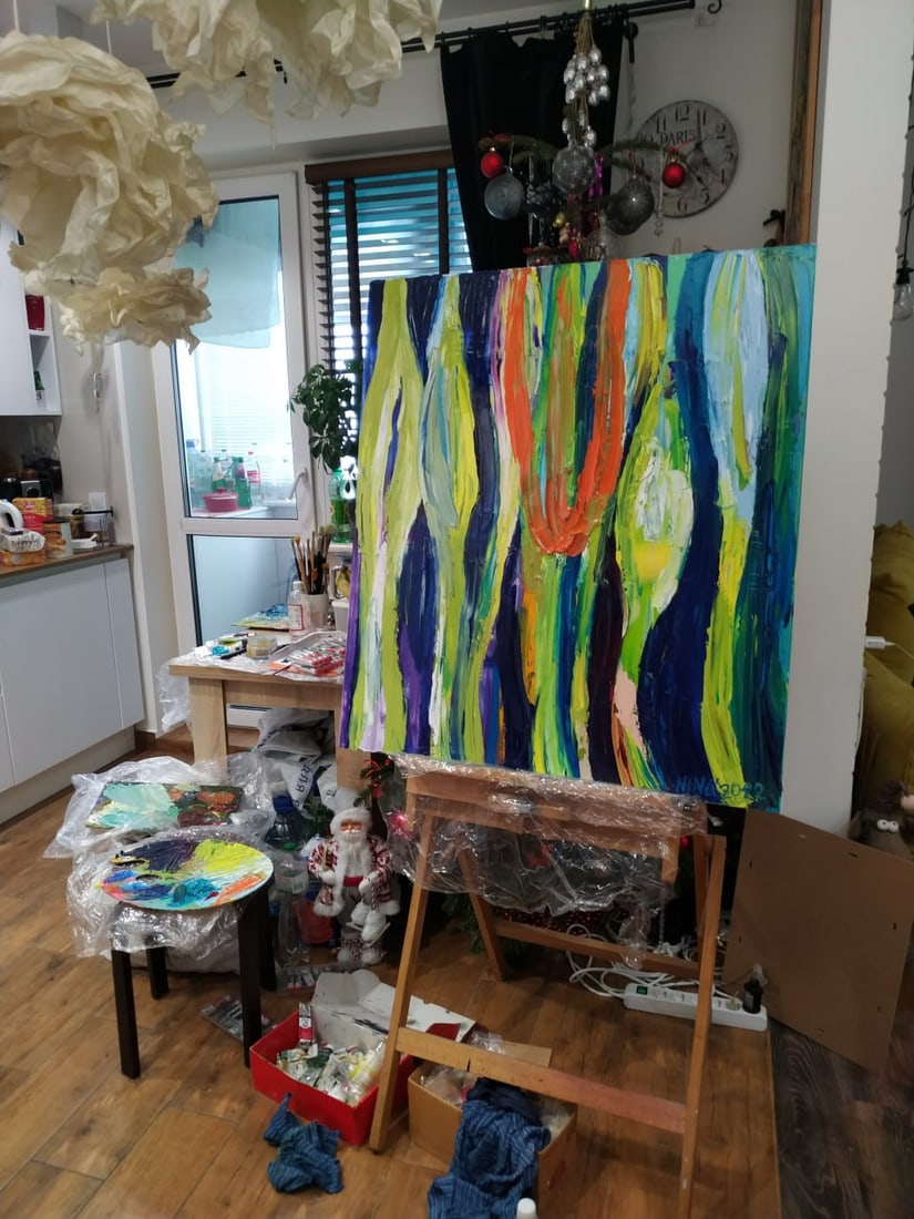 Oil painting Saffron Nina L - 10