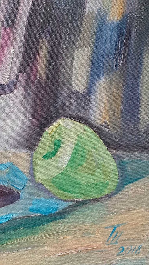 Abstract Oil painting Hortensia Tetyana Shulyak - 7