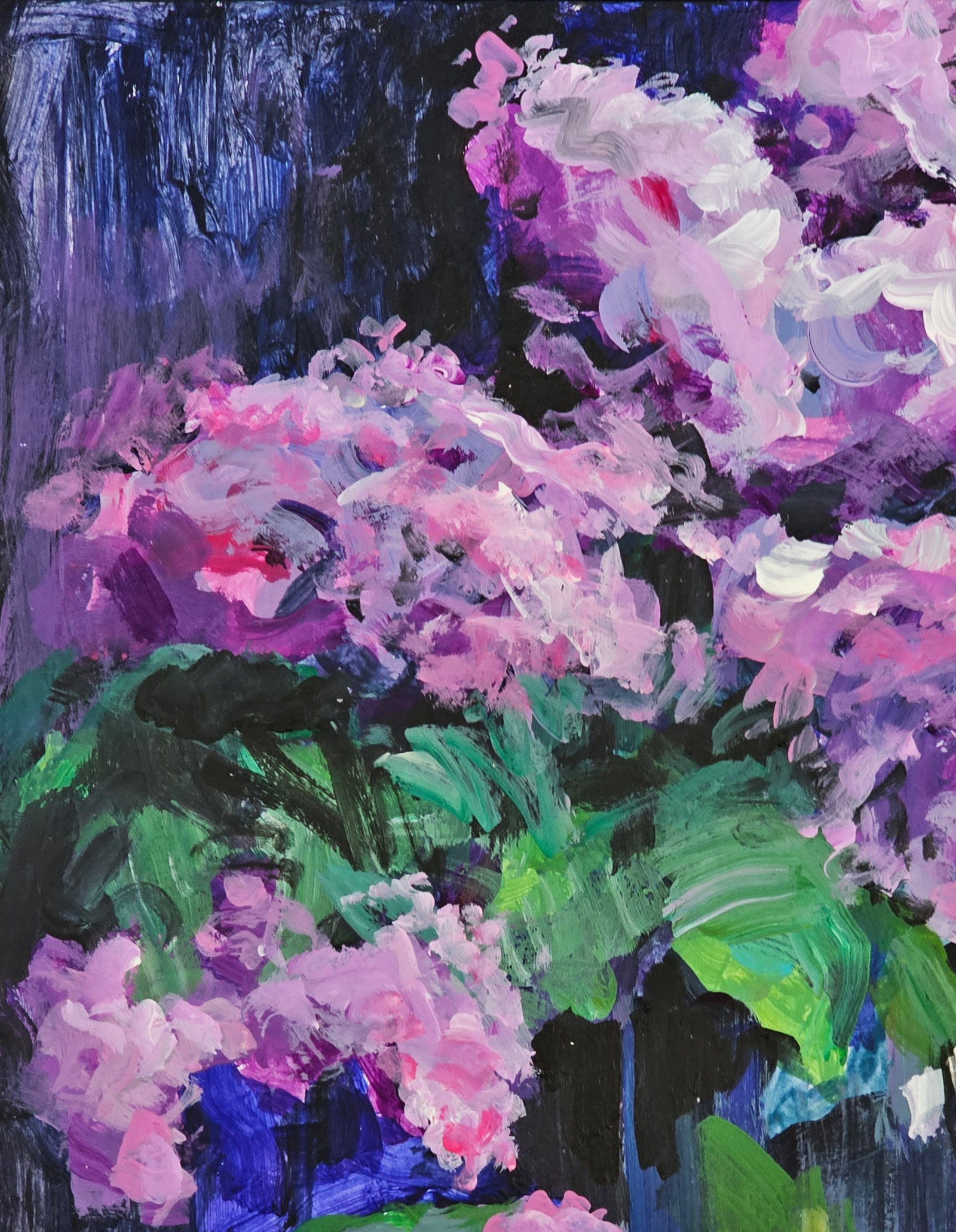 Acrylic painting Lilac Still life Vyacheslav Petrovich Babac - 3