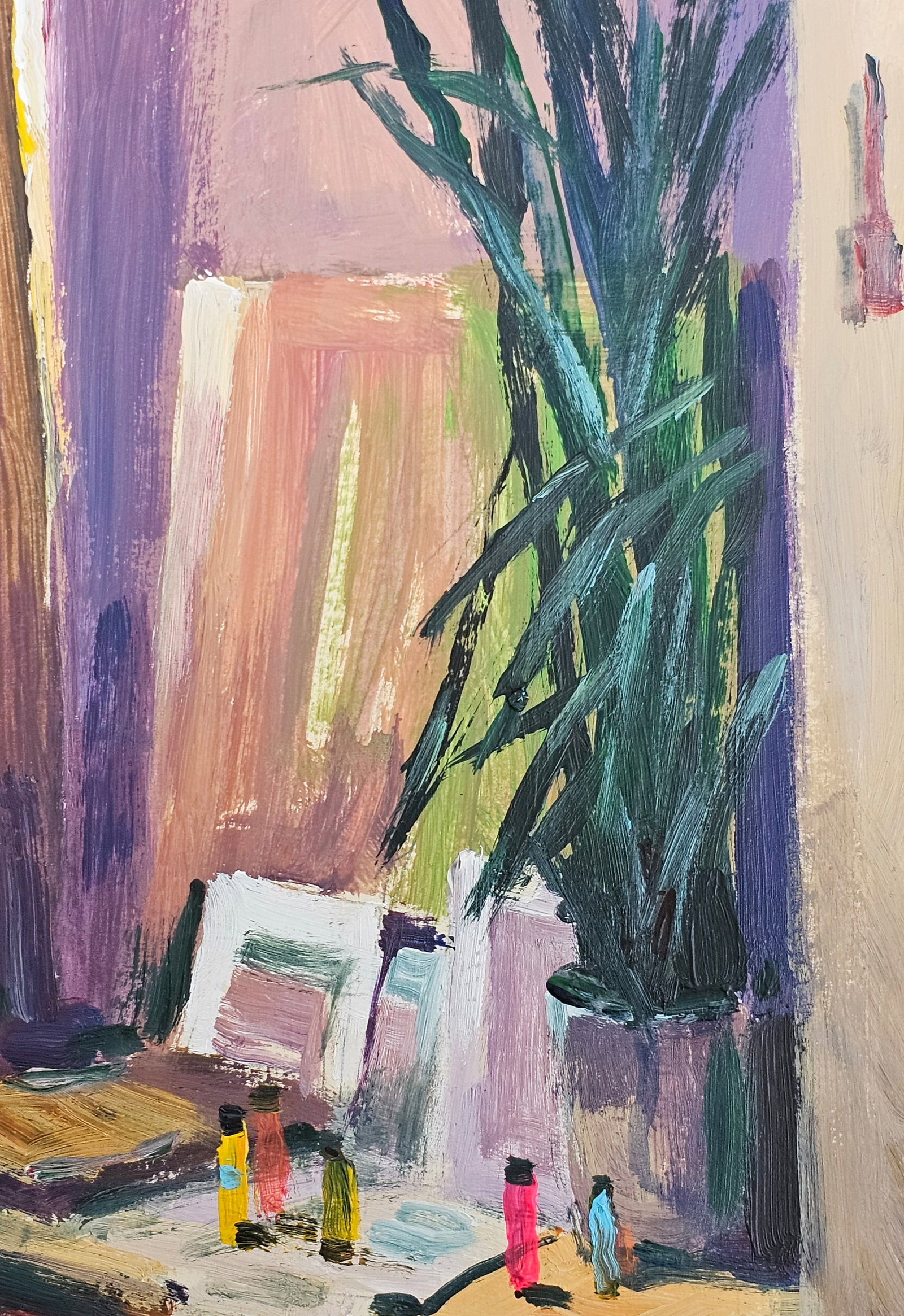 Acrylic painting A corner of the workshop Vyacheslav Petrovich Babac - 7