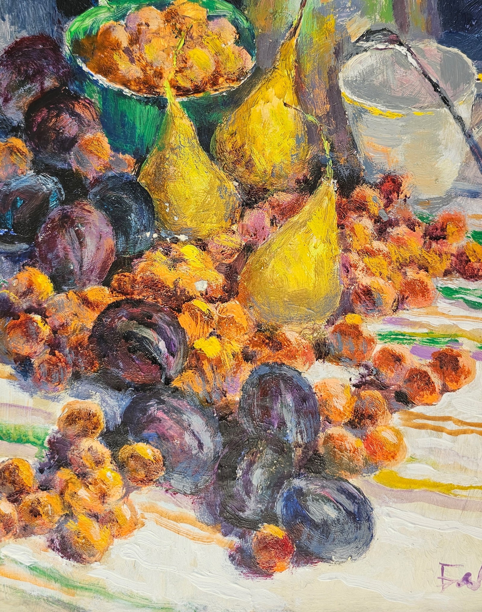 Acrylic painting fruit still life Vyacheslav Petrovich Babac - 3
