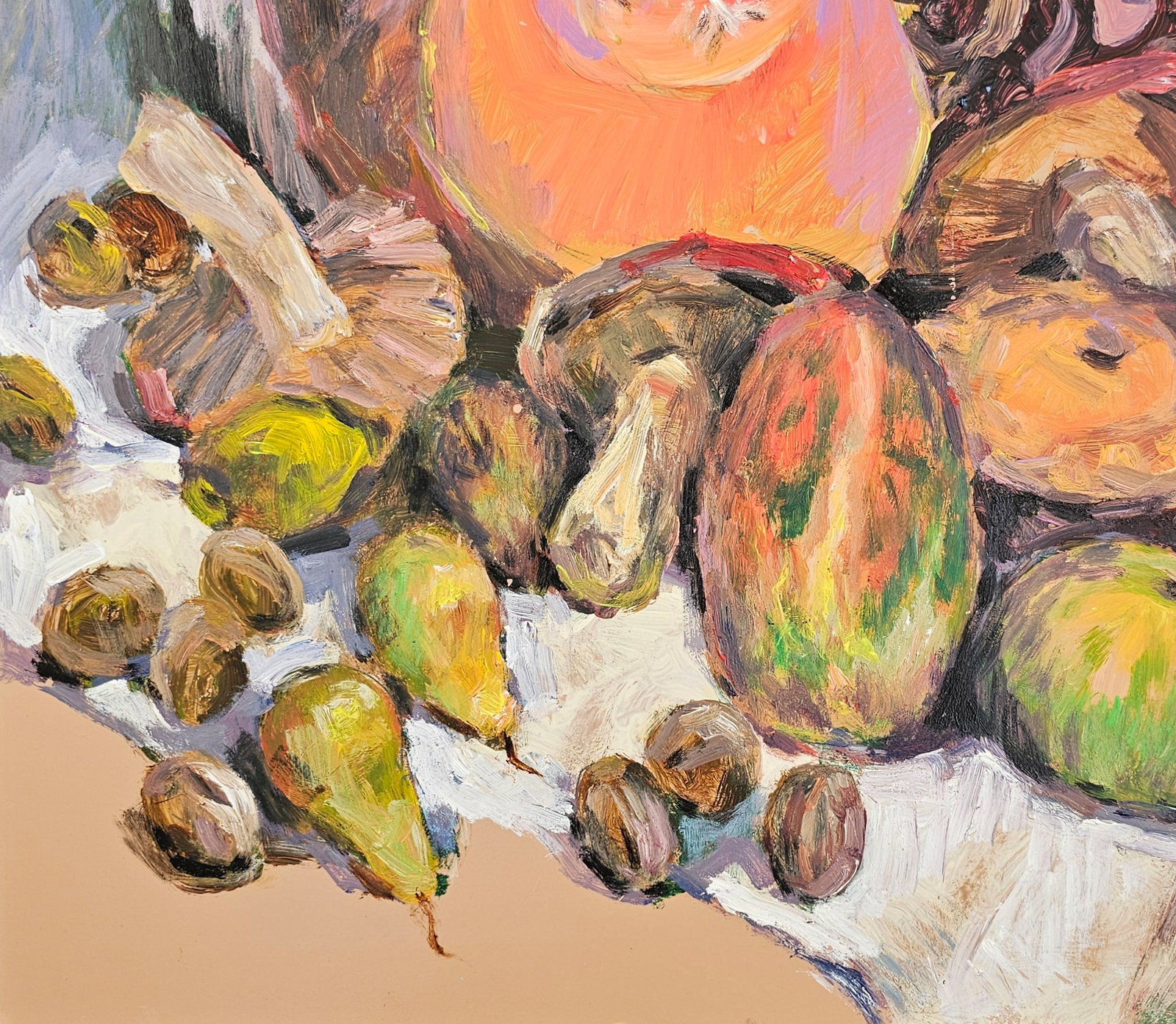 Acrylic painting Autumn still life Vyacheslav Petrovich Babac - 5