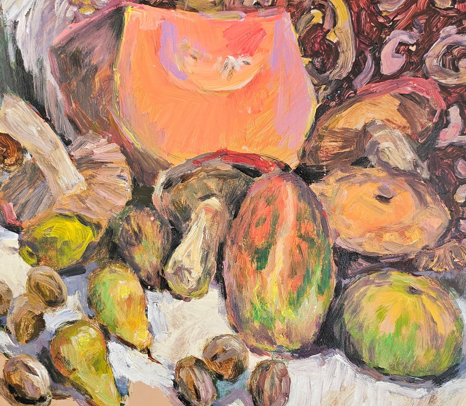 Acrylic painting Autumn still life Vyacheslav Petrovich Babac - 7
