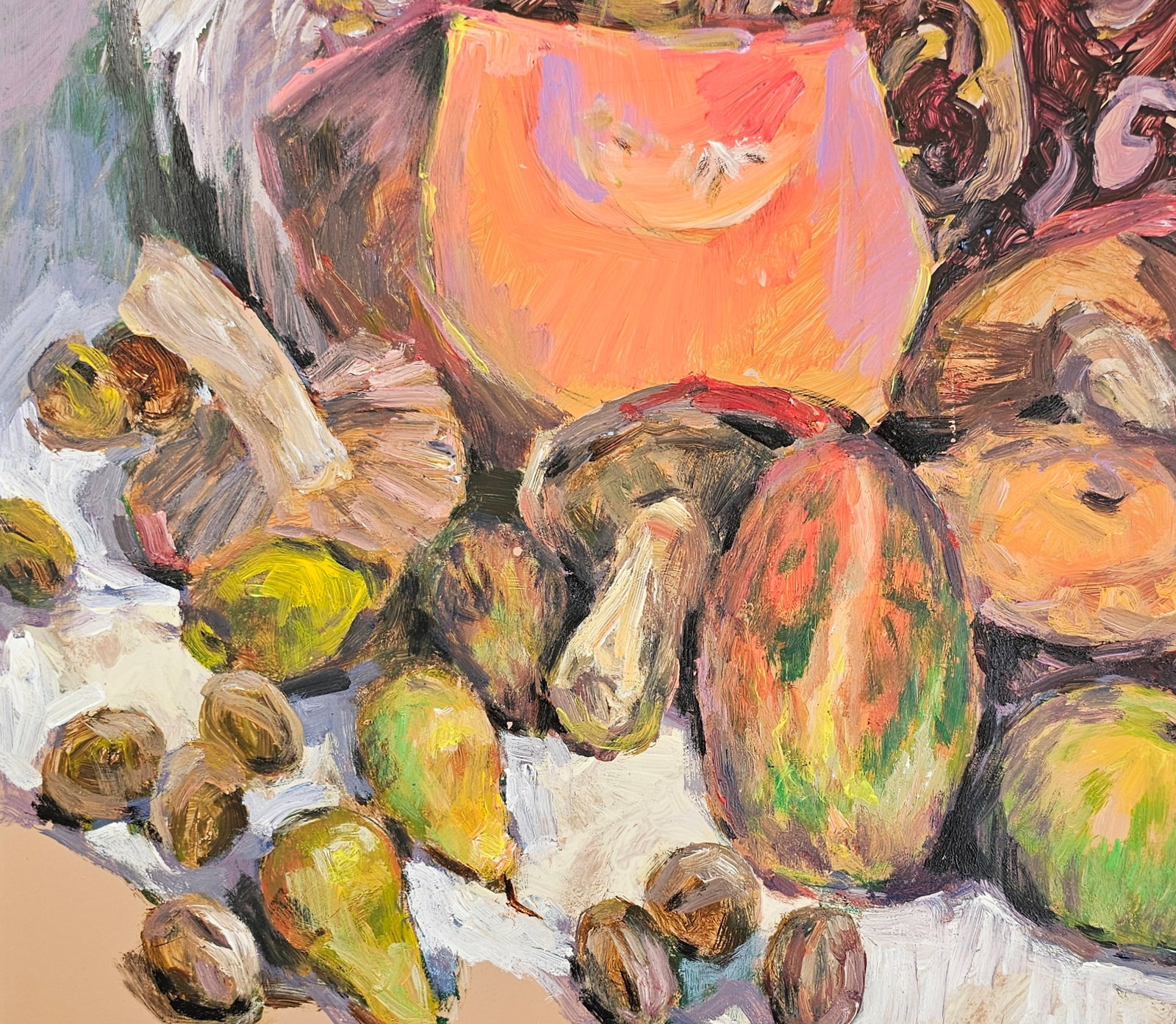 Acrylic painting Autumn still life Vyacheslav Petrovich Babac - 8