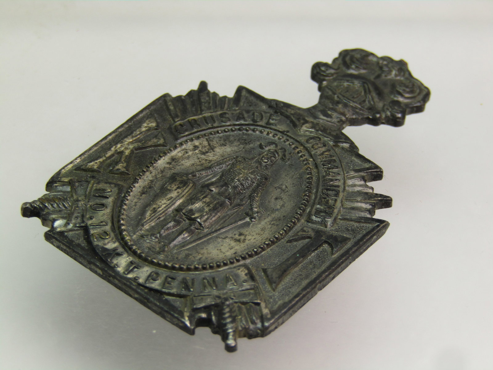 Vintage Knight's Templar Crussand Commander, Penna Medal, Pre Mid-Century, Signed - 5