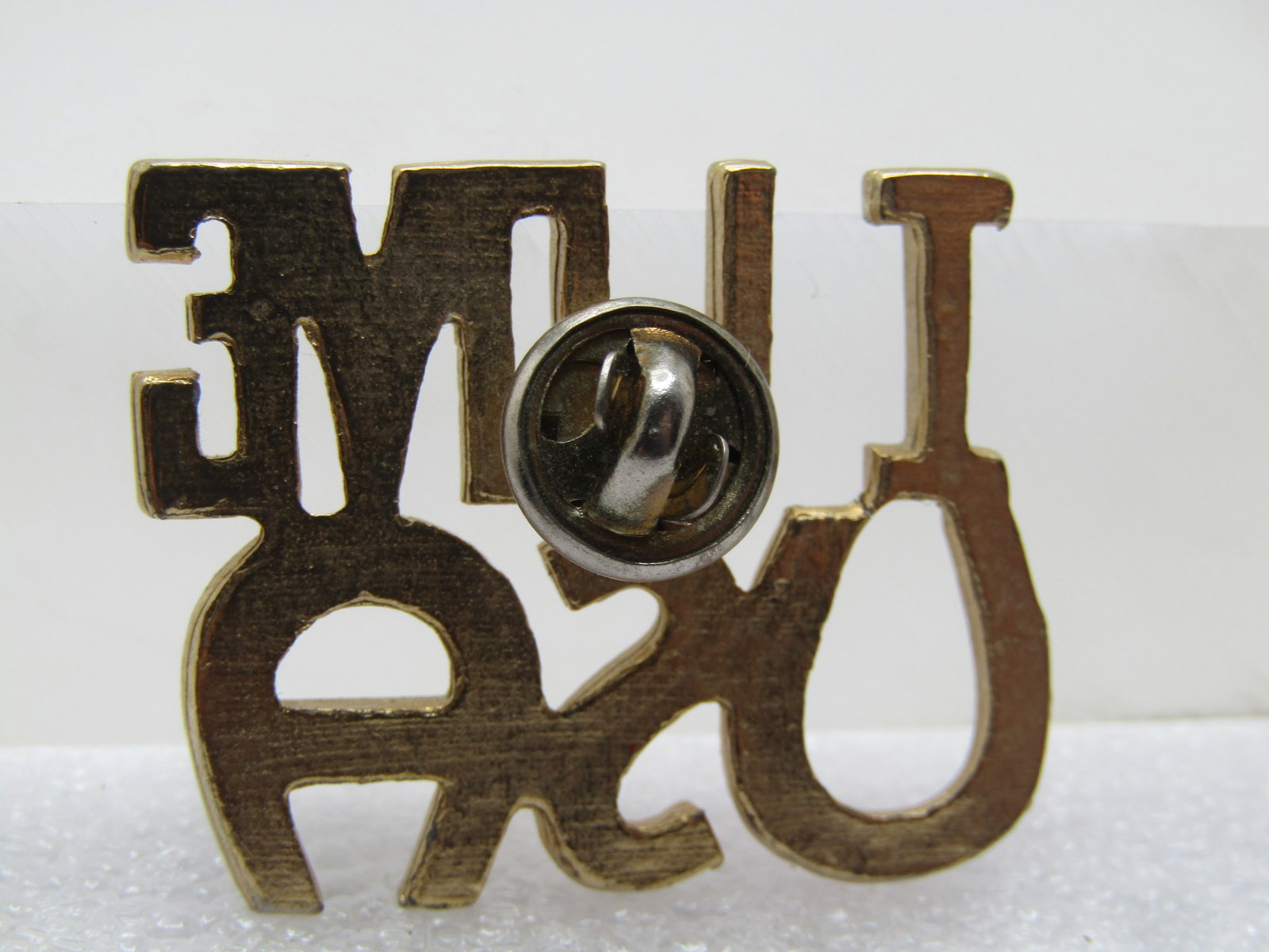 Vintage Enameled I LOVE USA Tack Pin, 1970's-1980's - 4