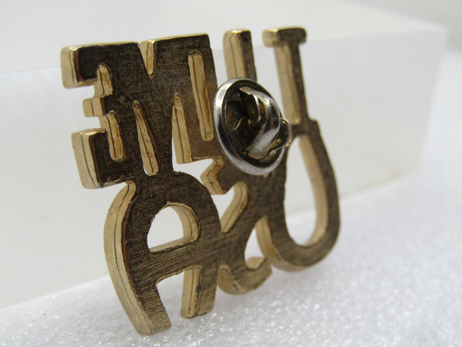 Vintage Enameled I LOVE USA Tack Pin, 1970's-1980's - 5
