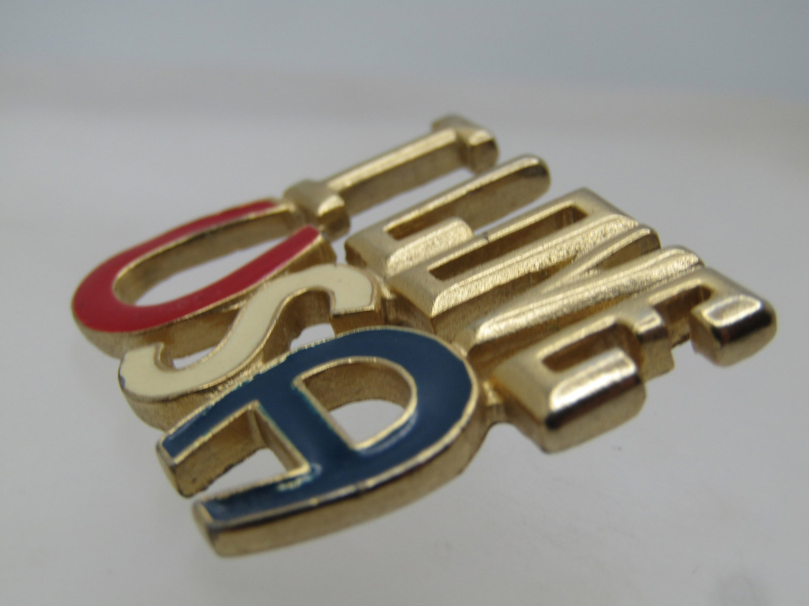Vintage Enameled I LOVE USA Tack Pin, 1970's-1980's - 7