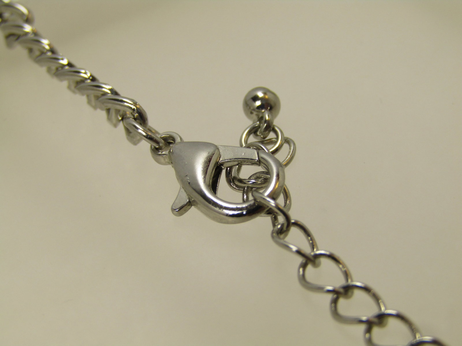 Navy Blue Double Bib Drop Necklace, 22", 1980's-1990's - 7