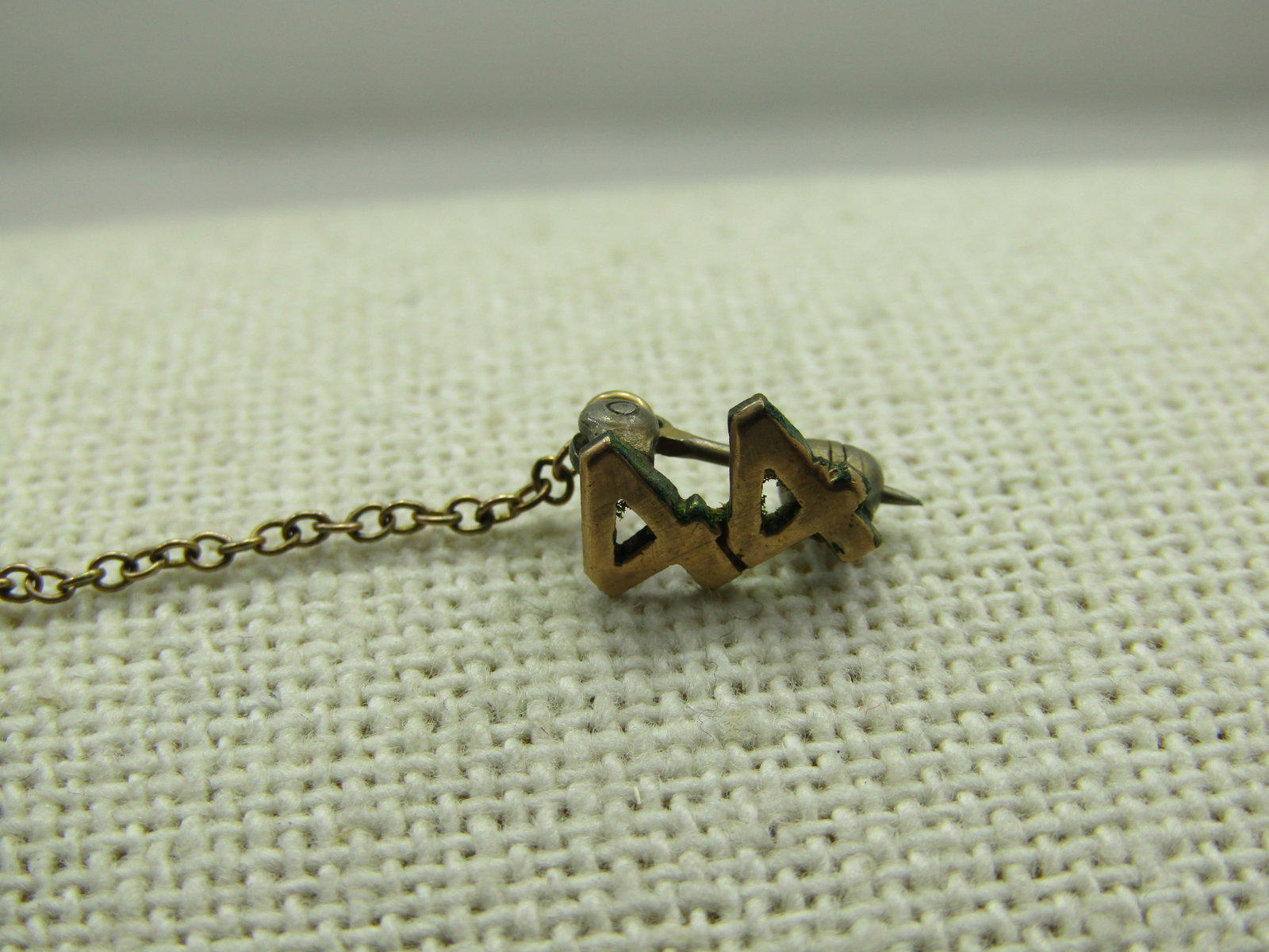 Vintage 10Kt G.F. Class Pin, 44 on Chain - 3