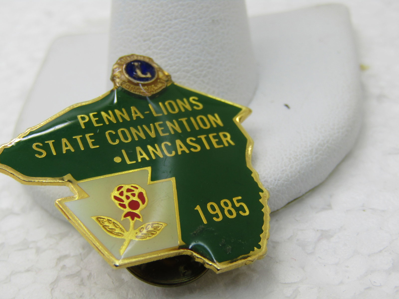 Vintage PA Lions Club State Convention 1985 Pin, Enameled - 2