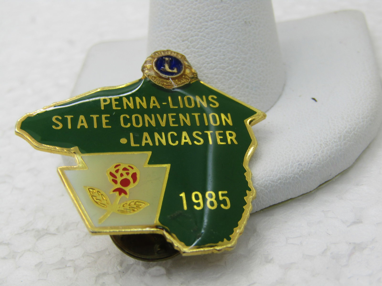 Vintage PA Lions Club State Convention 1985 Pin, Enameled - 4