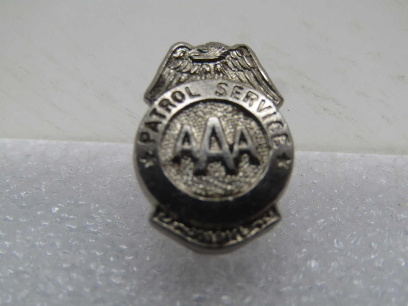 Vintage AAA Patrol Service Shield Brooch, 1960's-1970's (1 of 4)
