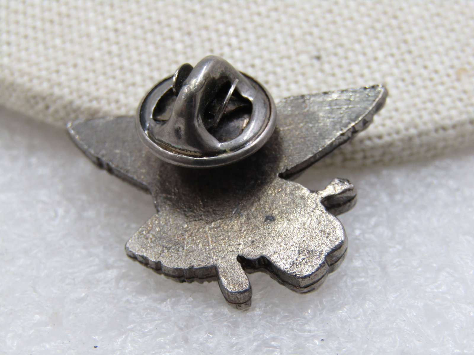 Vintage Eagle Tack Pin, Silver Tone, 1980's - 4
