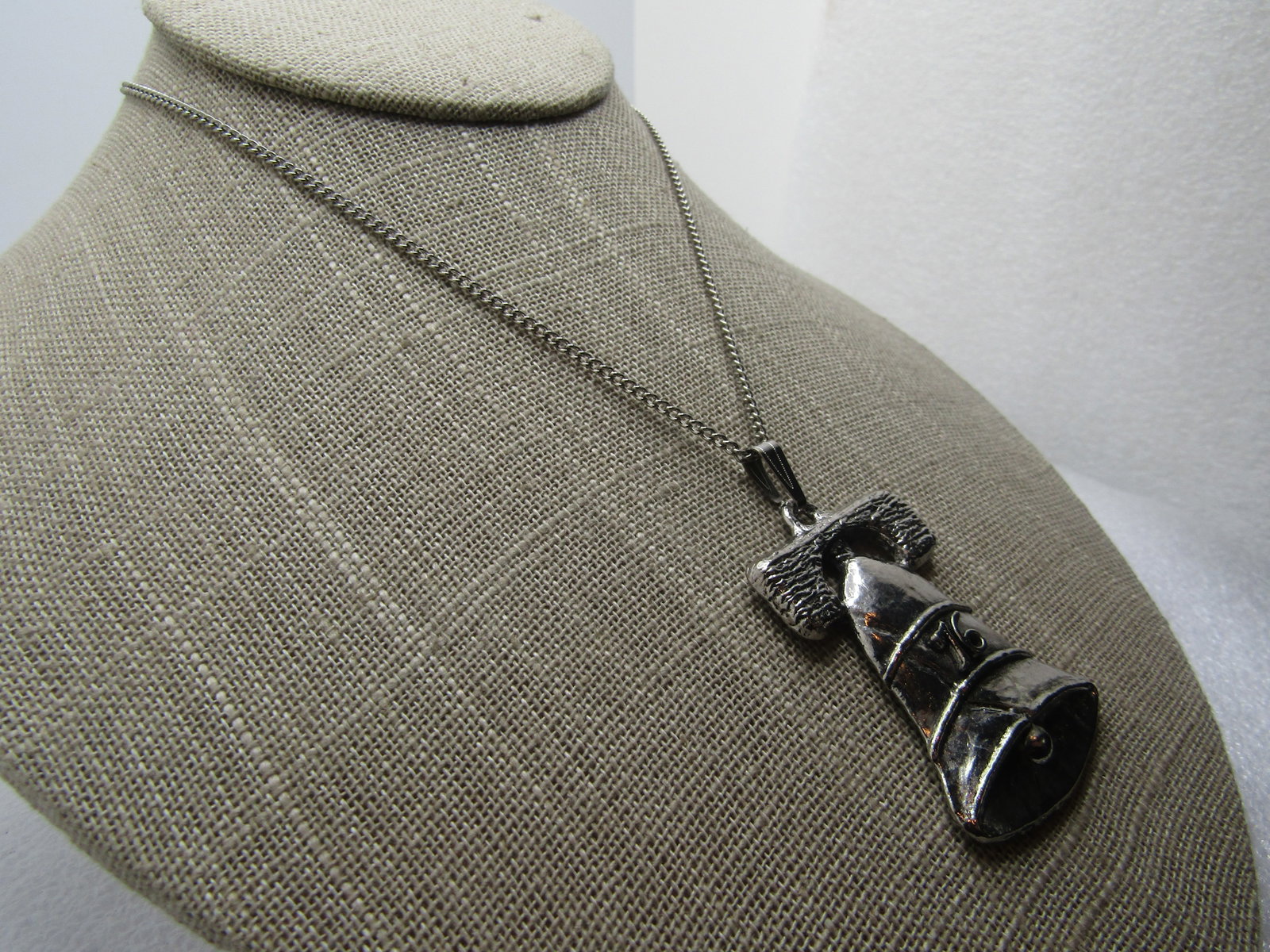 Vintage 76 Liberty Bell Necklace, 24", God Bless America, 1970's - 3