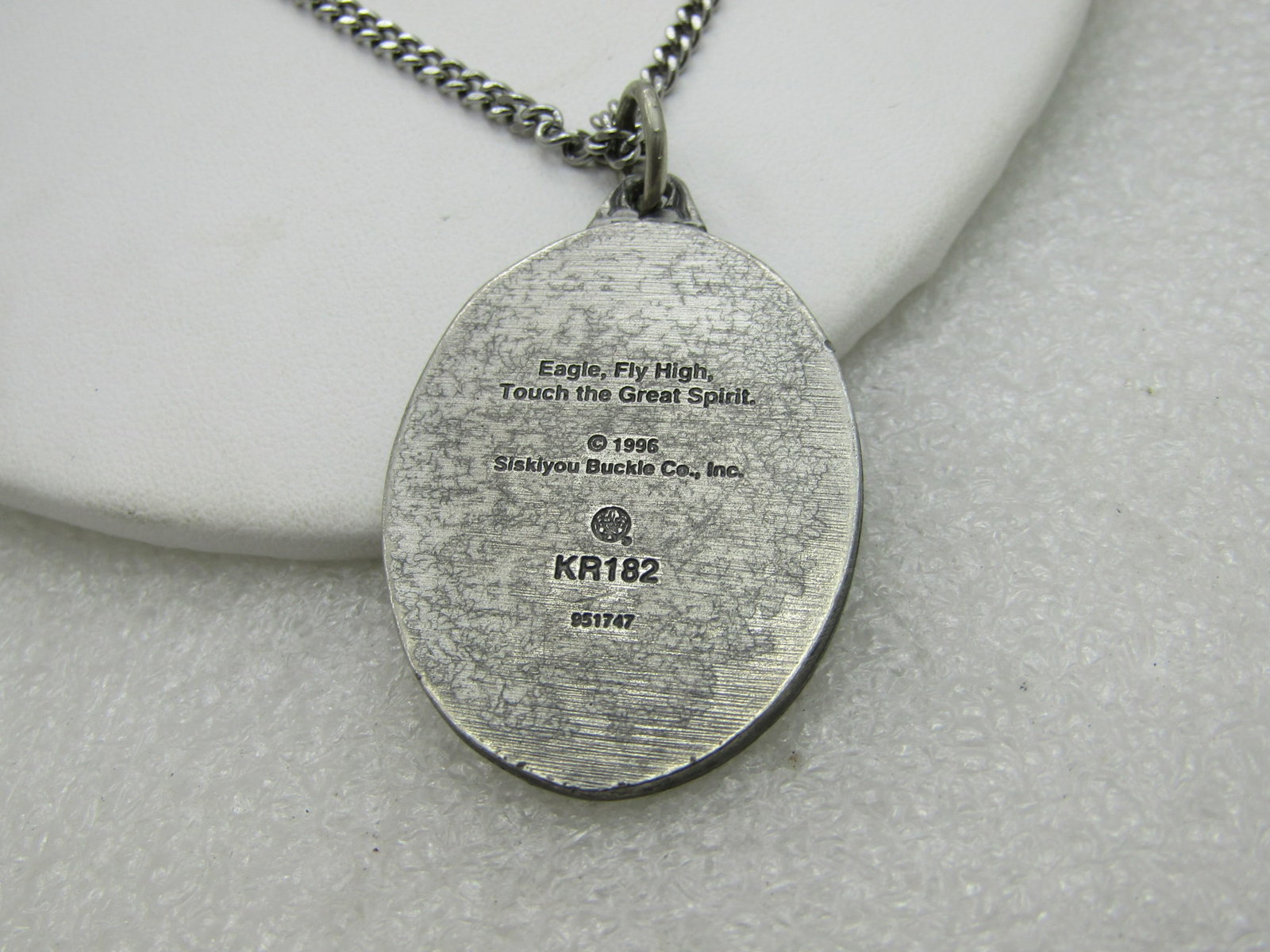 Vintage Eagle Fly High Necklace, 28" - 6