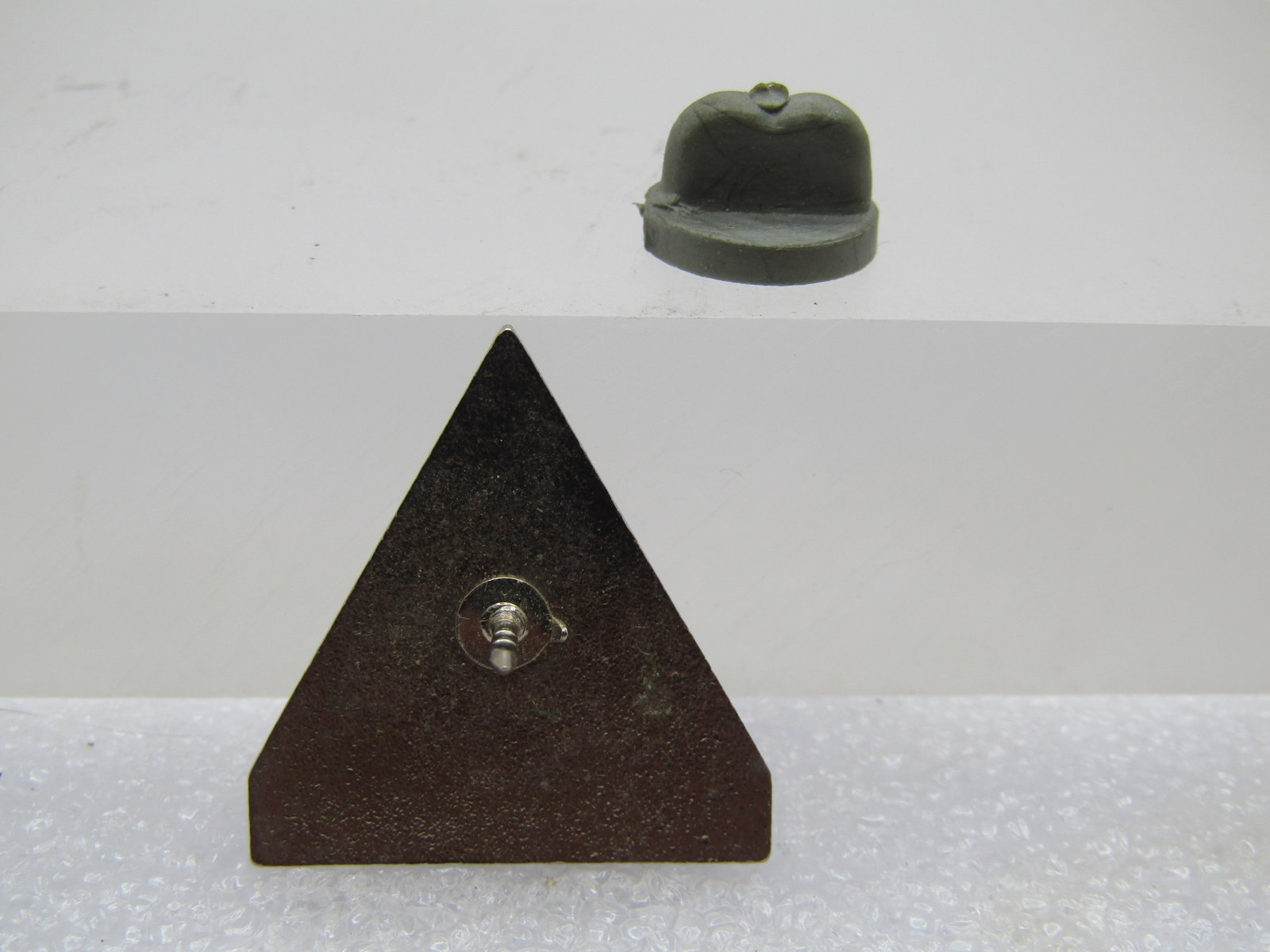 3rd Army Armor Division Spearhead Hat Pin, Enameled - 4
