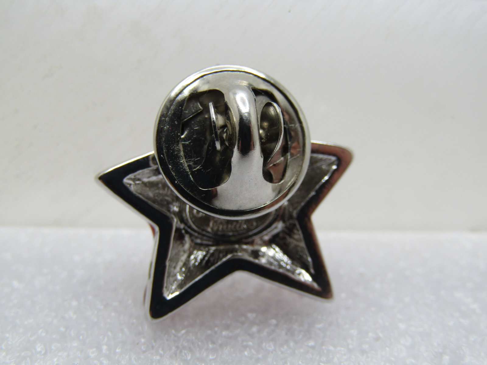Enameled USA Flag Rhinestone Car Tack Pin, Signed Christopher Radko, 1980's - 4