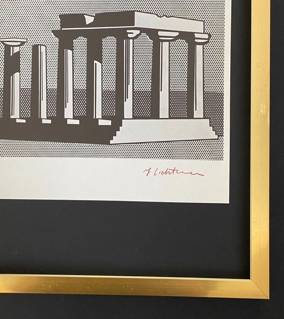 Roy Lichtenstein | Vintage 1970 Signed | Mounted & Framed Offset Lithograph - 3