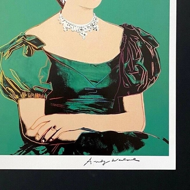 Andy Warhol | Vintage 1984 Princess Diana Print Signed | Framed - 3