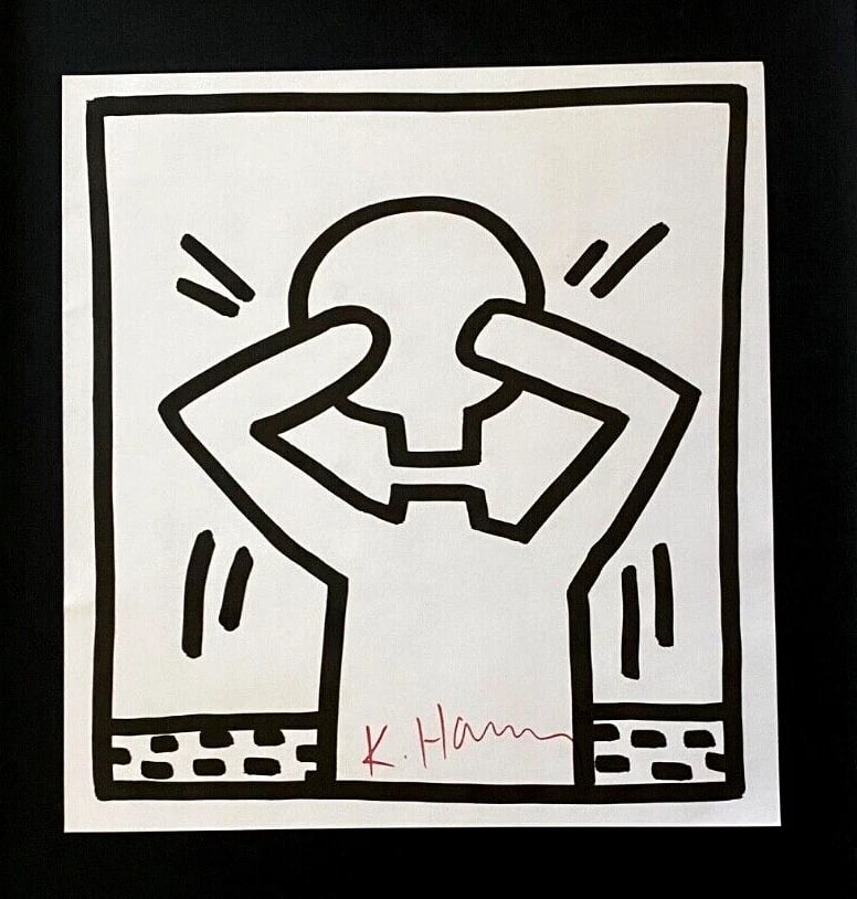Keith Haring | Vibrant & Iconic Print Signed Framed 14x11 - 2