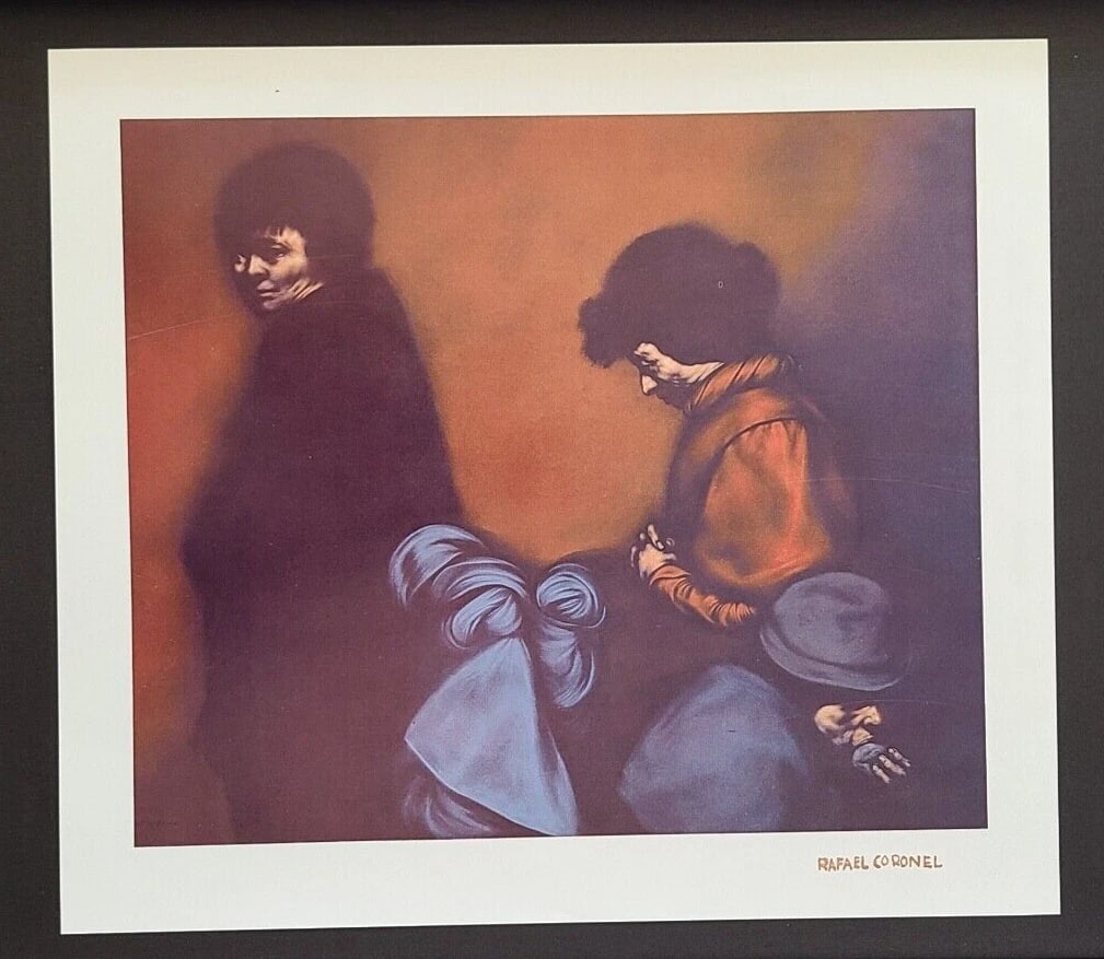 RAFAEL CORONEL + MEXICAN MASTER BEAUTIFUL PRINT + SIGNED + MOUNTED AND FRAMED - 2