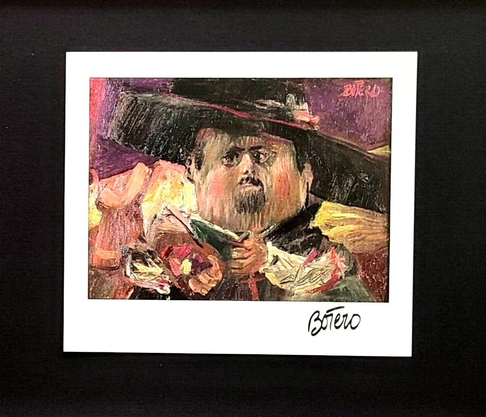 FERNANDO BOTERO | STUNNING SIGNED VINTAGE PRINT FROM COLOMBIA | NEW FRAME - 2