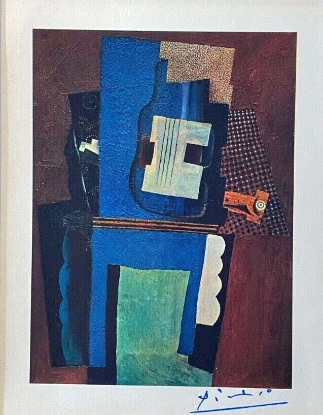 PABLO PICASSO 1948 BEAUTIFUL SIGNED PRINT MATTED 11 X 14 + LIST $795 - 2