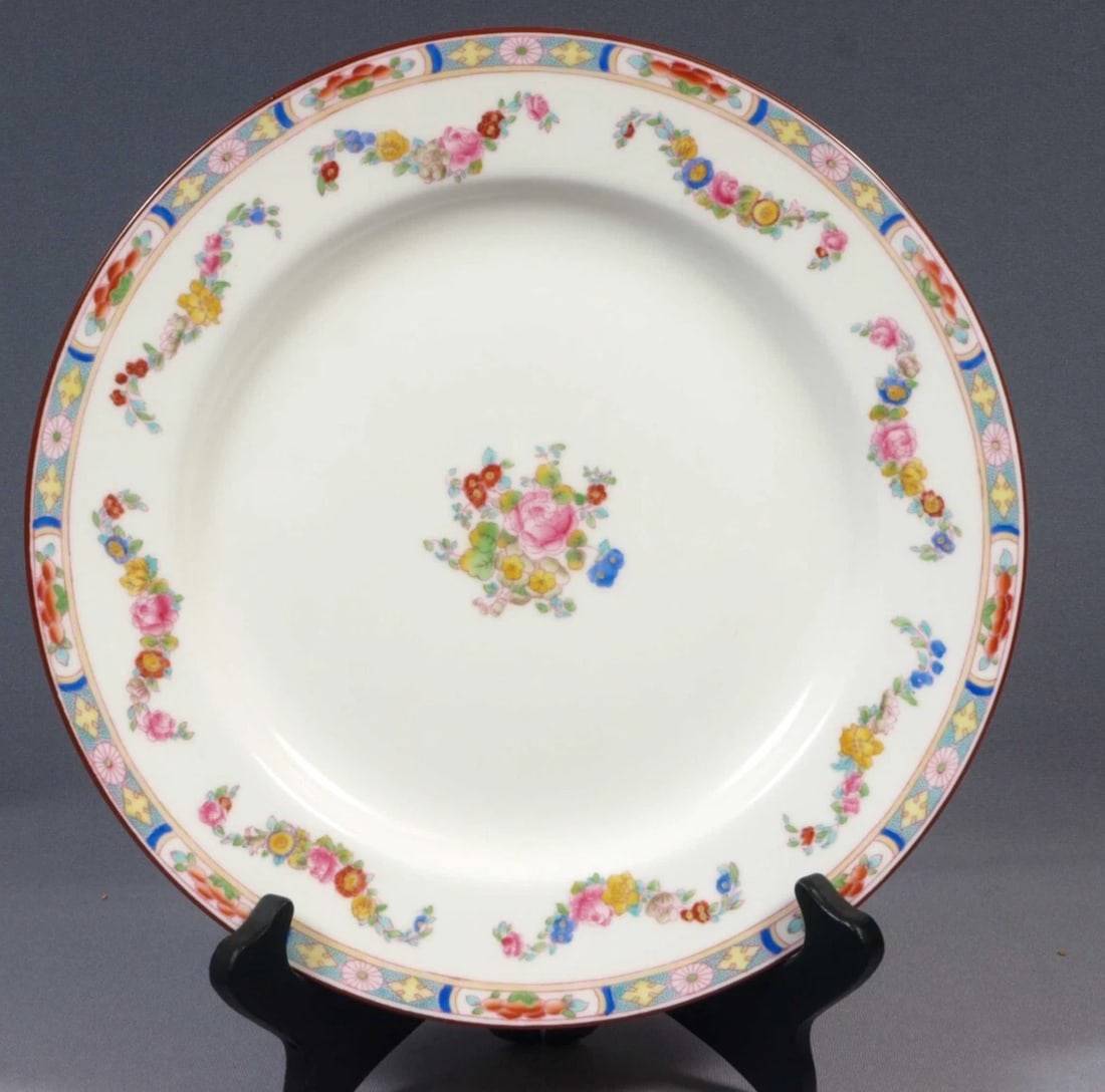 MINTON ROSE ANTIQUE Dinner Plate England Older England A4807 (1 of 7)
