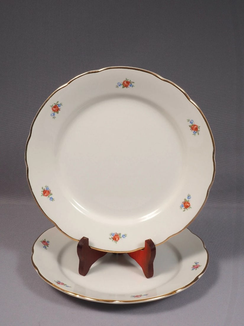 S.C. Richard Ginori ANTIQUE Roses Italy Dinner Plate: THE PRICE IS FON ONE PLATE ONLY!!! This is an exceptional Dinner Plate made by Richard Ginori in Italy. The plate bears the old Richard-Ginori back mark This mark was used shortly after the merge betw
