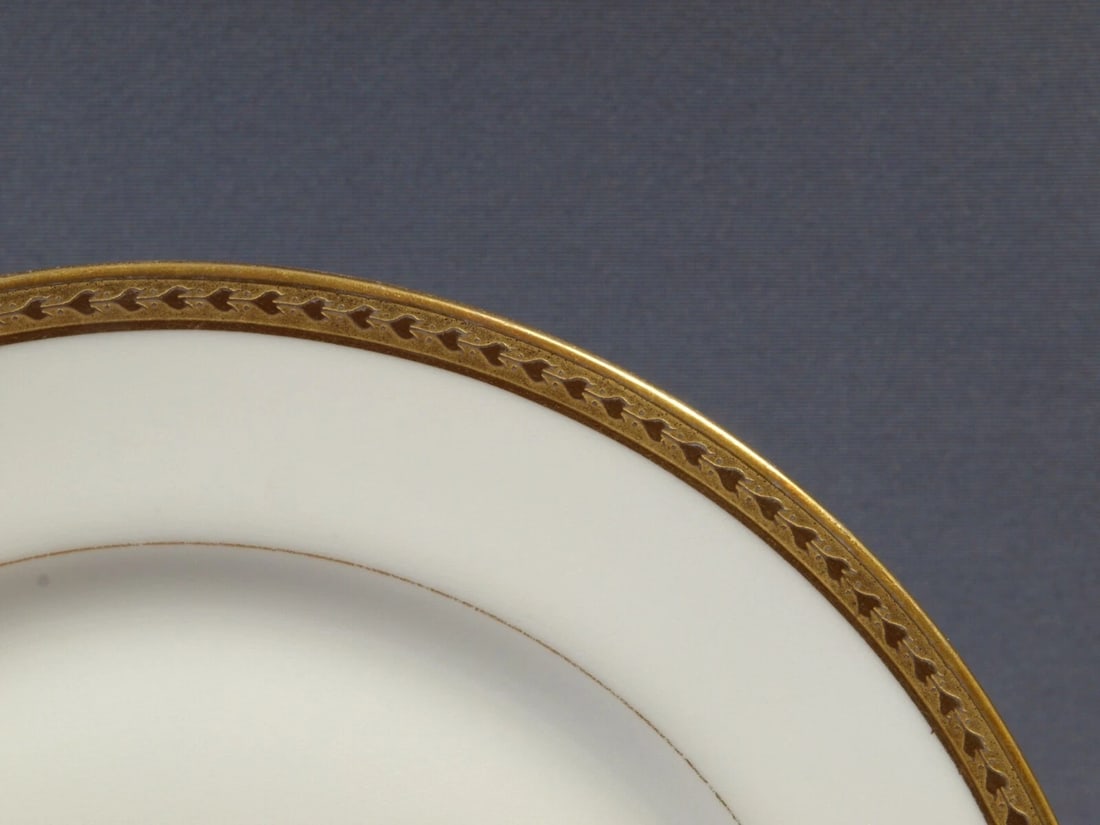 Limoges Elite Works Bawo & Dotter BWD25 Laurel Leaf Salad Side Plate France (1 of 4)