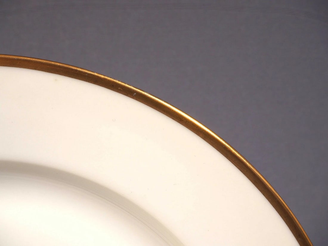 LIMOGES France PL Limoges M. Redon GOLD Dinner Plate (1 of 4)