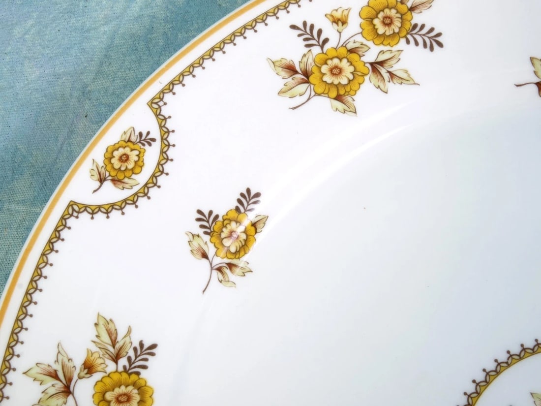 Vintage Spode Austen Platter Dinner Plate Y8190 Pattern - 3