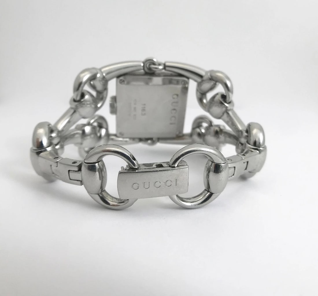 Gucci Signoria Diamond Stainless Steel Watch, Mother of Pearl Face, YA116307 - 11