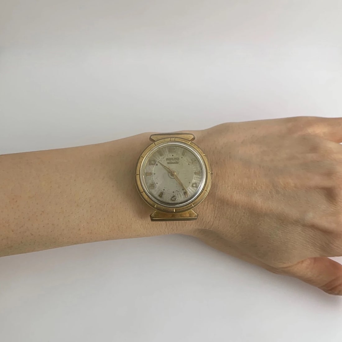 Antique Mulco Yellow Gold-Plated Stainless Steel Watch, 33 mm, 35.65 Gr - 4