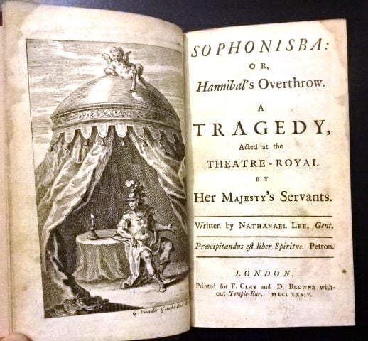 1734 Plays of Nathanael Lee Nice Binding - 3