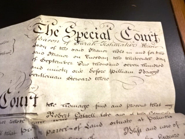 1786 Beautifully penned Enlish Vellum Manor Document - 2