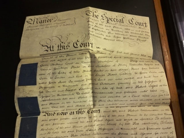 1786 Beautifully penned Enlish Vellum Manor Document - 3