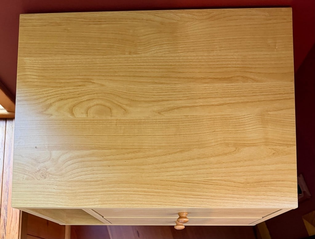 Contemporary Oak Wall-Mounted Nightstand or Shelf Unit - 3