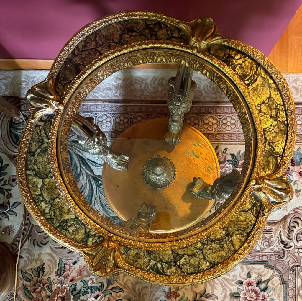 Giltwood and Glass Gueridon in Rococo Style #2 - 6