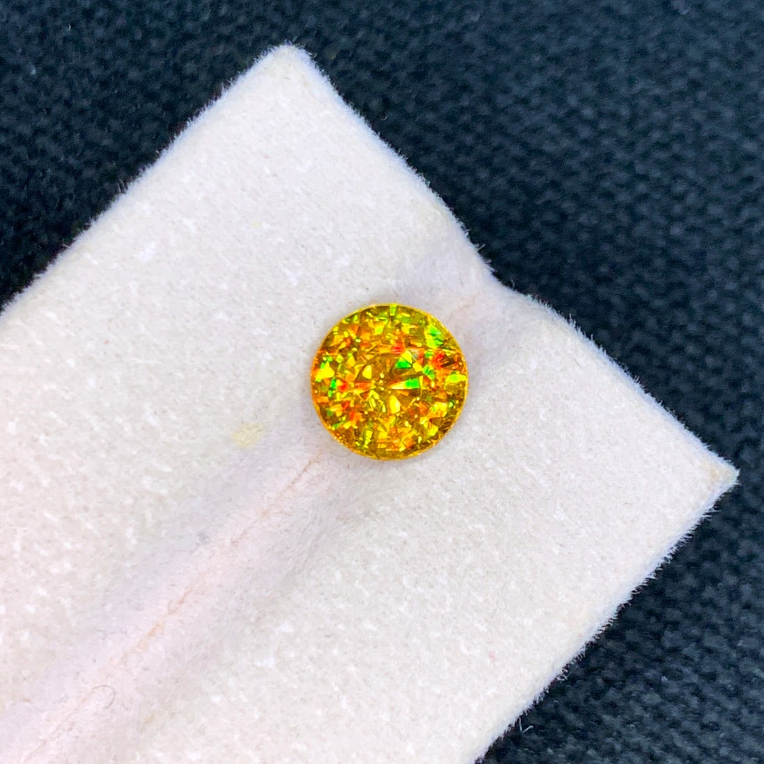 Full Fire Sphene Ring Stone, Natural Sphene Titanite Ring Gemstone - 3