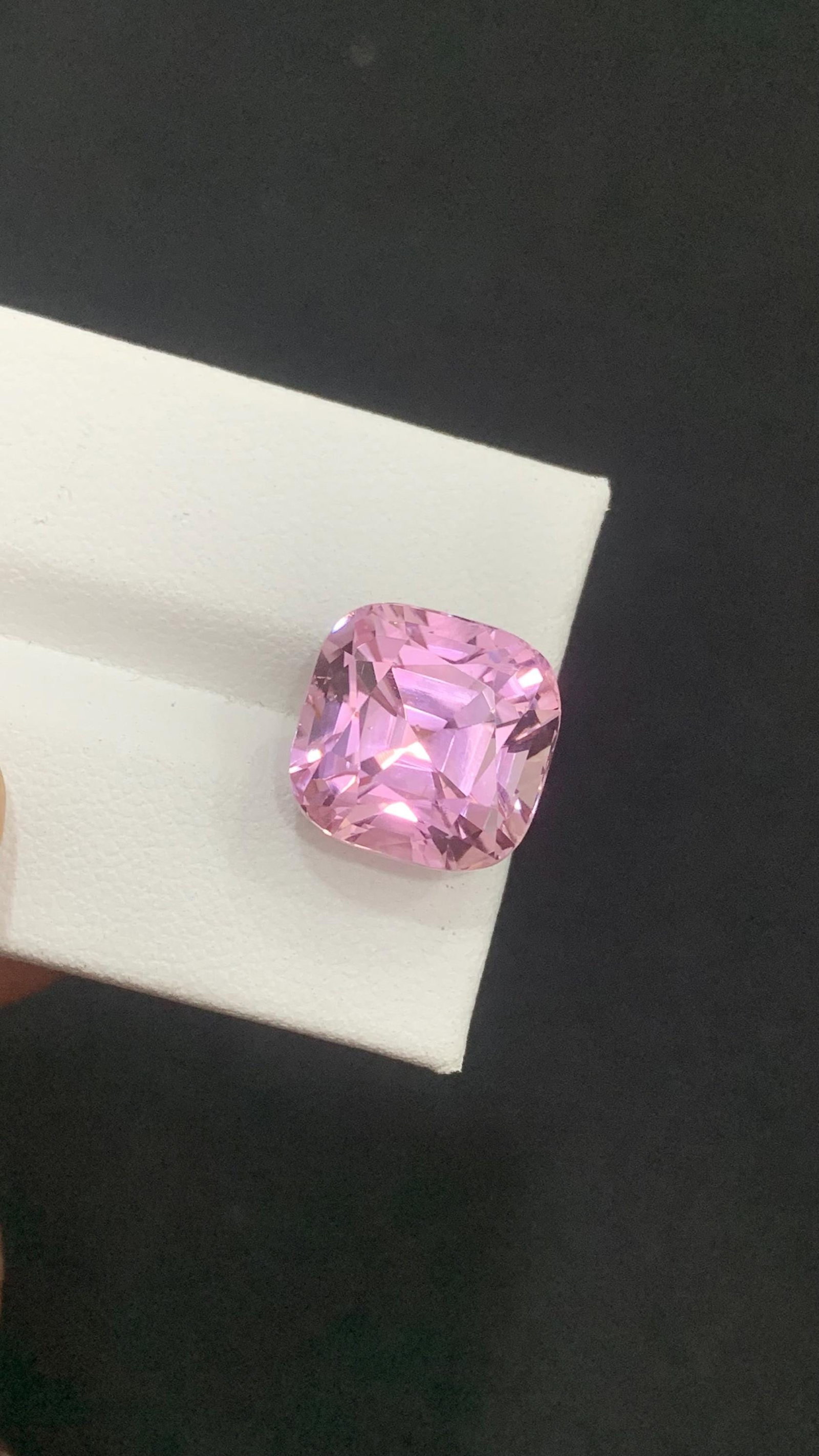 Pink Kunzite Cushion Cut Loose Gemstone For Ring And Jewellery, Wedding Jewellery - 14.25 Carat - 2