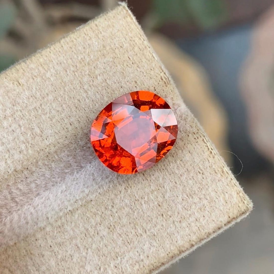 Spessartite Garnet Gemstone, Mandarin Garnet Ring stone, Fanta Garnet Stone - 3