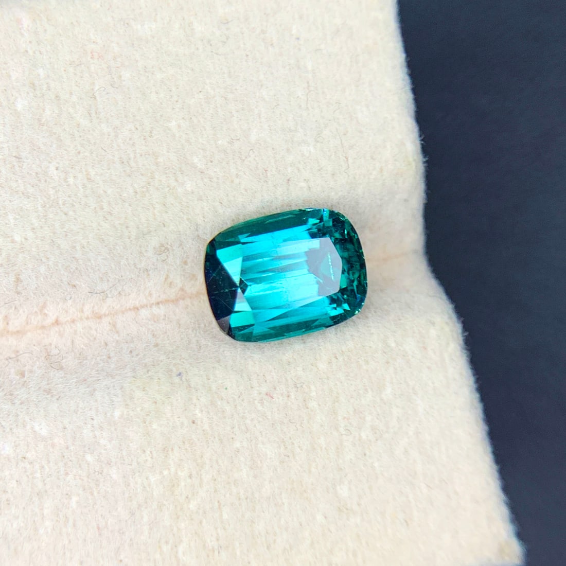 Blue Tourmaline Ring Stone, Indicolite Tourmaline Gemstone - 2
