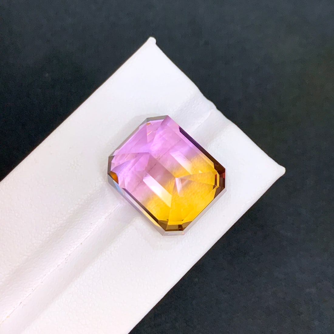 Bi Color Ametrine Loose Gemstone, Natural Ametrine Stone For Jewelry Making - 3